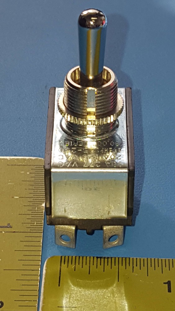 (2 pcs) Toggle Switch 80,000 series, E-Z Switch , DPDT,ON-OFF-(ON) E170607
