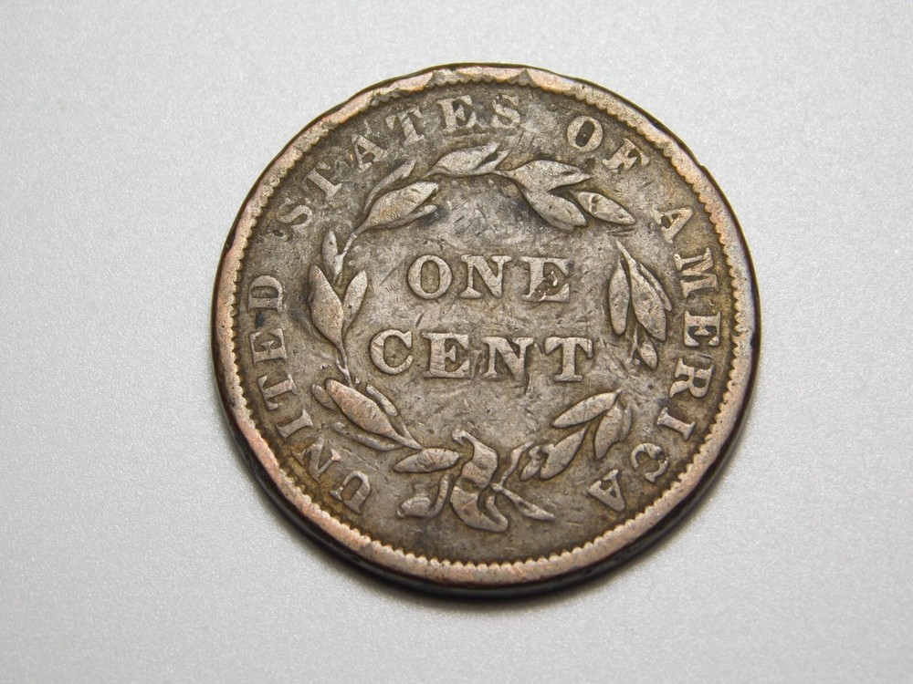 US COINS 1839 CORONET HEAD LARGE CENT