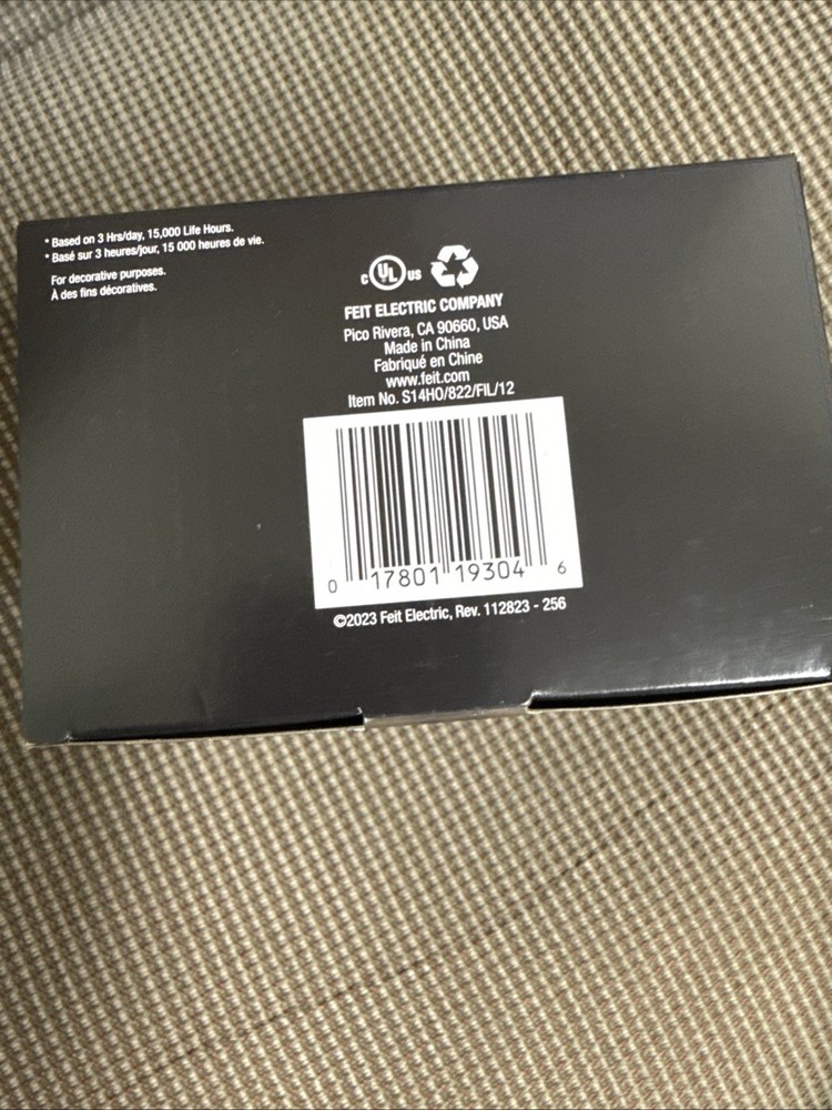 String Light Replacement Bulbs , Warm White , 12 Pack New
