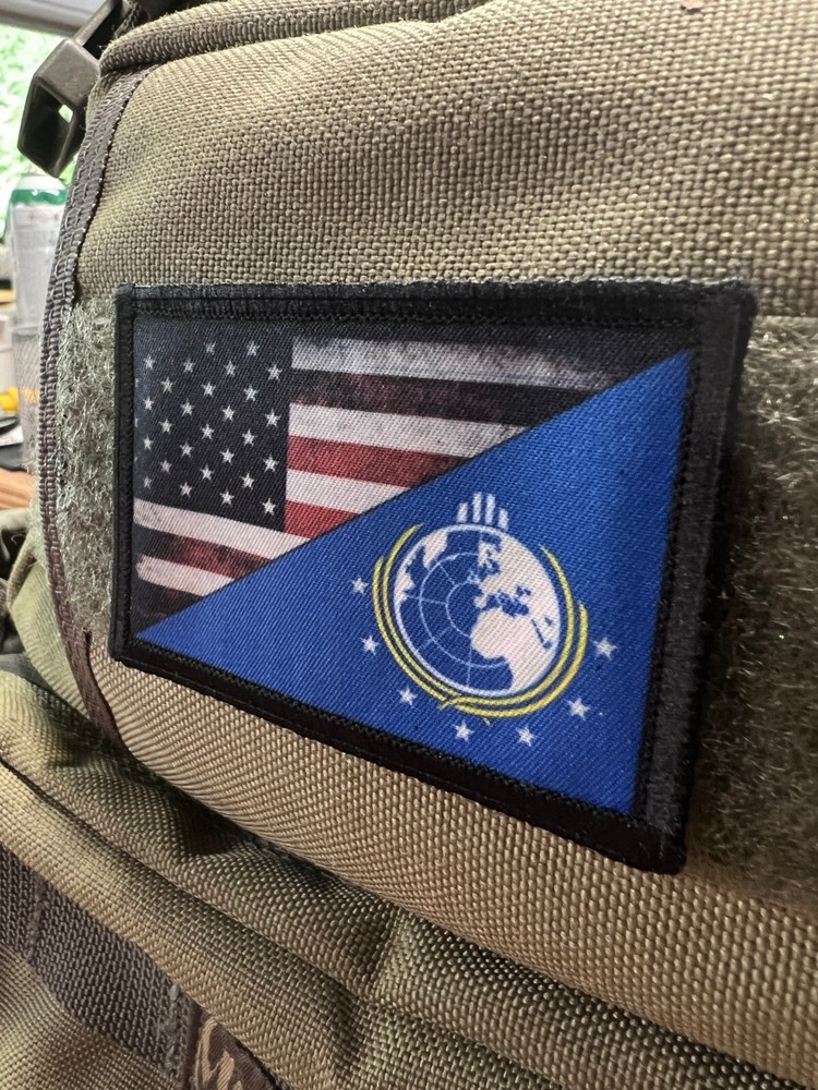 Helldivers 2 USA Flag / Super Earth Flag Morale Patch