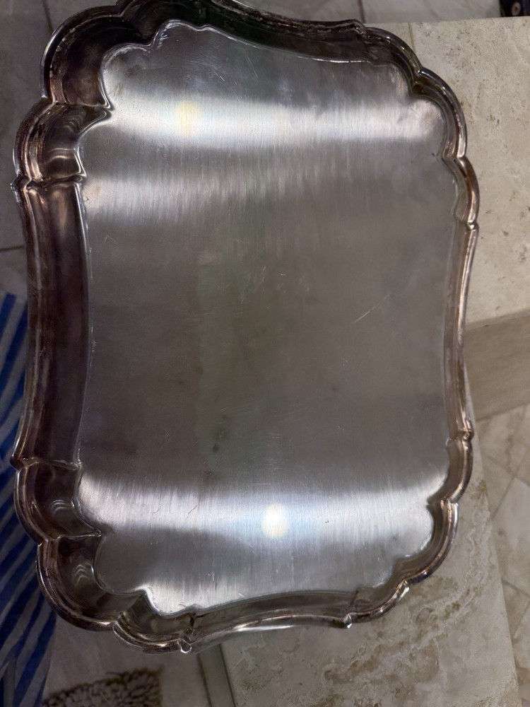 Vintage Gorham Heritage Silver Plate 16" x 12" Serving Tray YH14