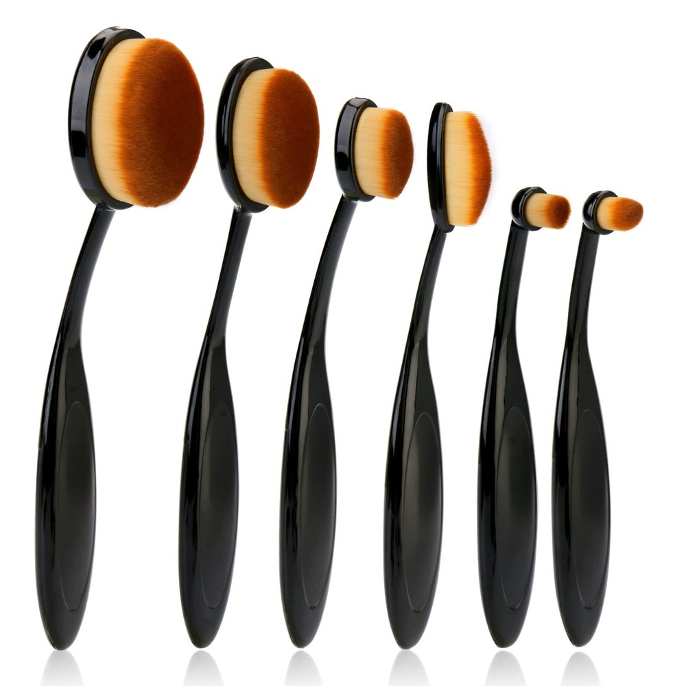 6 Pack Blending Brushes, Card Making, Scrapbooking, Ink Blending Tool, Black