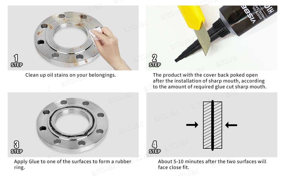 10 Pack black High Temp RTV Silicone Engine Automotive Anti-Freeze Oil Resistant