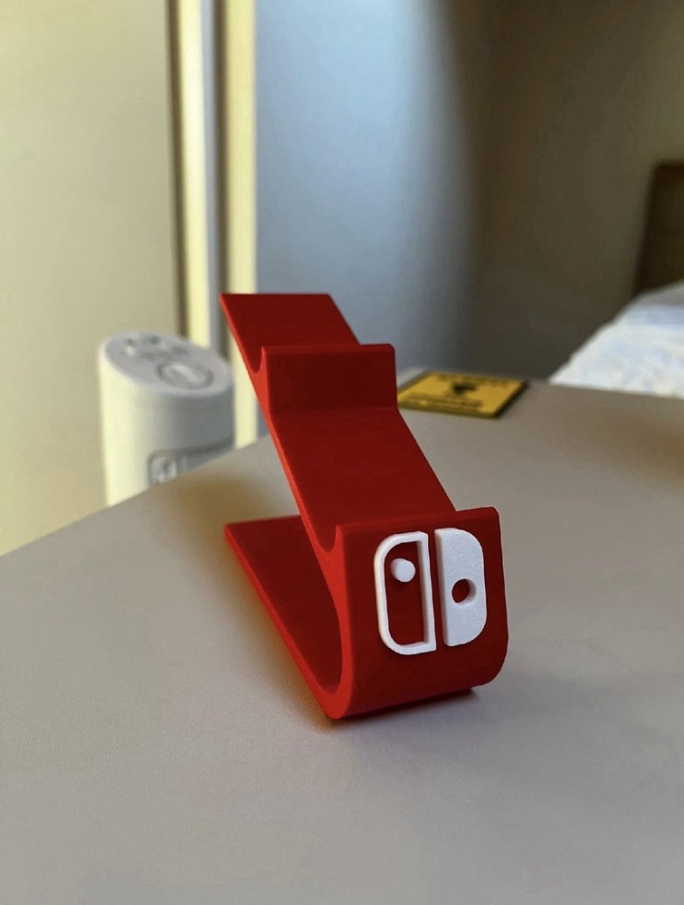 Nintendo Switch Pro Controller Stand with Logo Display Holder Dock Mount Red