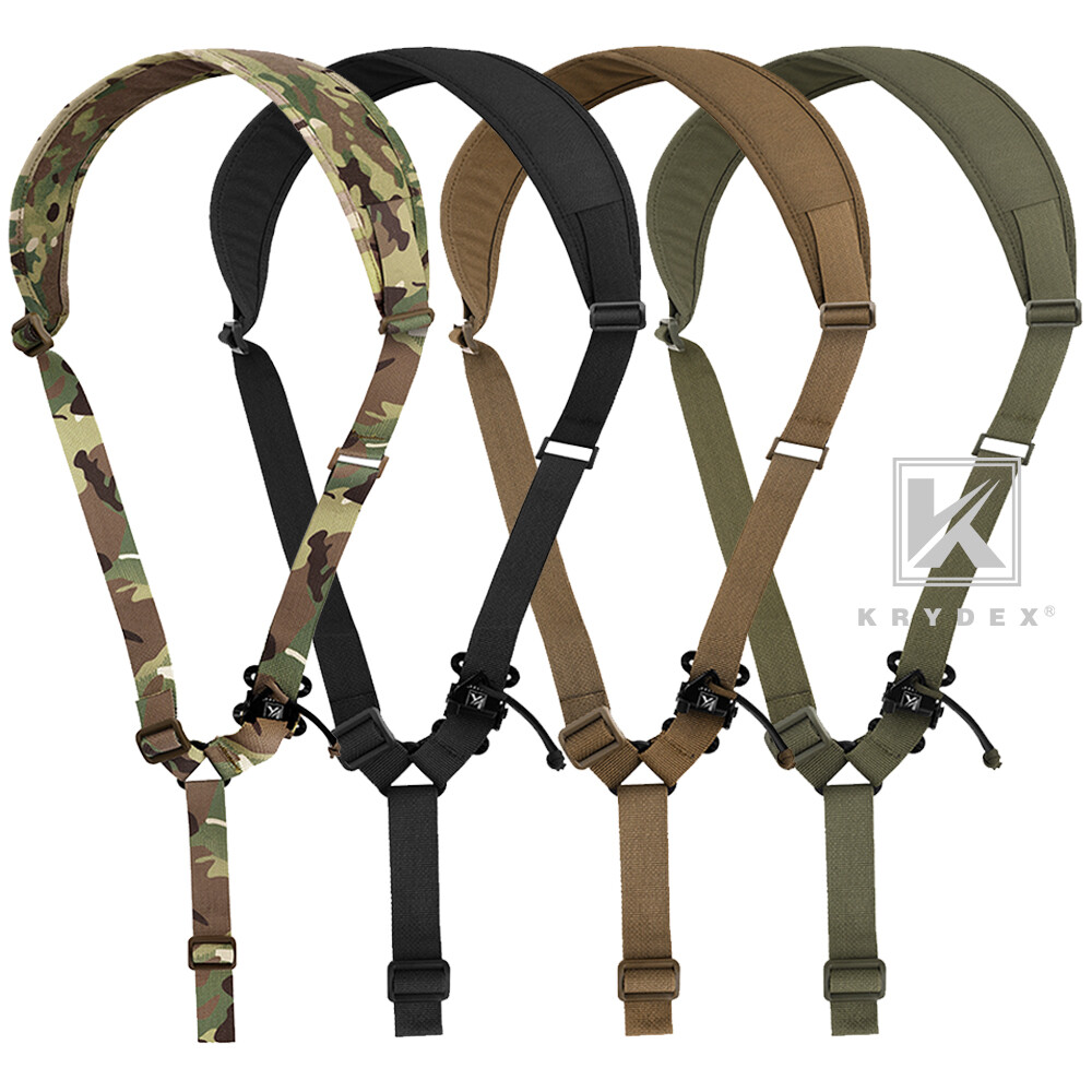 KRYDEX Tactical Sling Strap Modular Slingster Pull Tab Single Point Quick Adjust