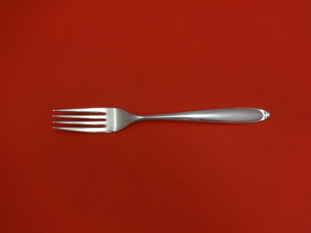 Raindrop by Lunt Sterling Silver Regular Fork 7 3/8" Flatware Vintage