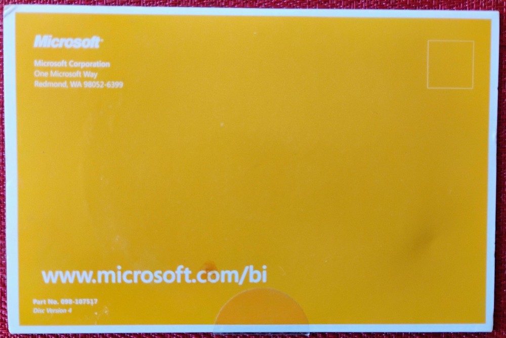 Microsoft Business Intelligence on CD