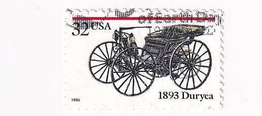 STAMP US SCOTT 3019 "Duryea, 1893" 32 CENT 1995 USED