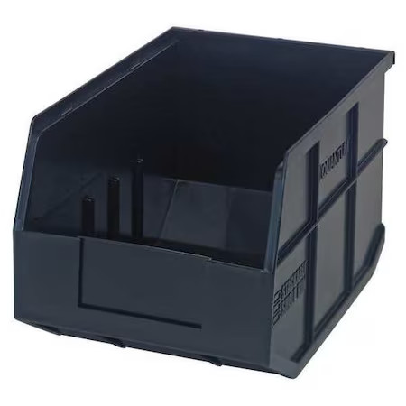Quantum Storage Systems Ssb423bk Shelf Storage Bin, Polypropylene, Black, 7 In