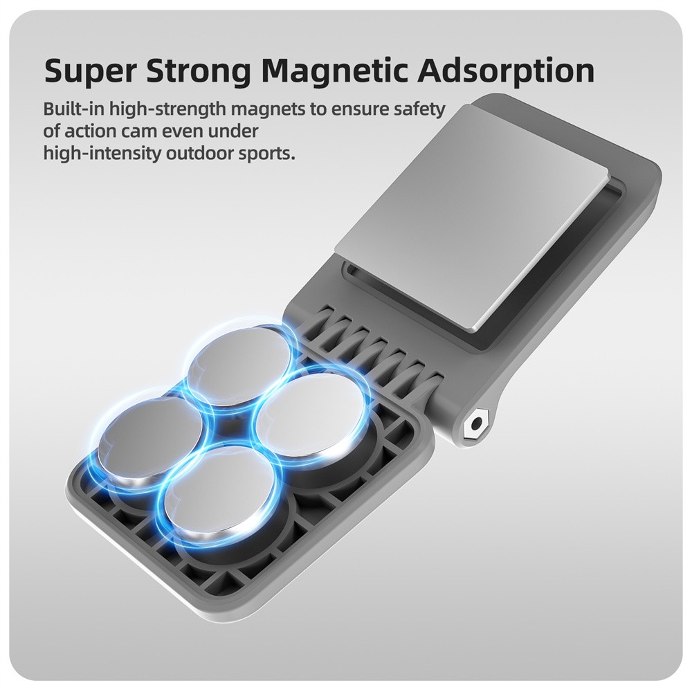 Magnetic Mount Tabletop Base Bracket Adjustable 180° Rotation For Mini Cameras
