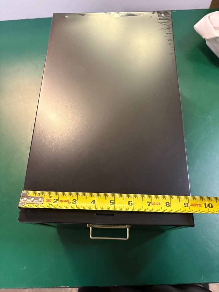 Filing Drawer, Globe Weis 5" X 8 " Single, Black