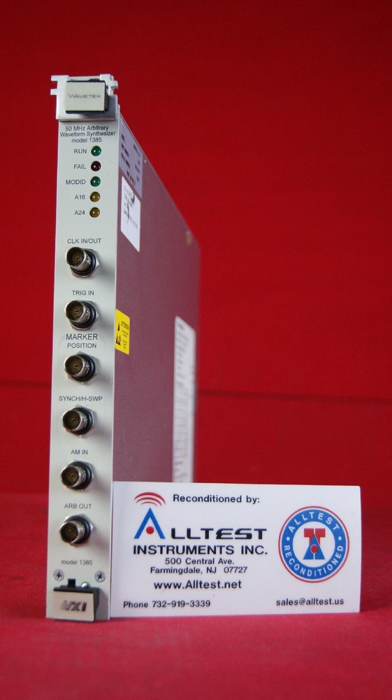 Wavetek 1385 50 MHz 50 MS/s Arbitrary Waveform Synthesizer VXI Module