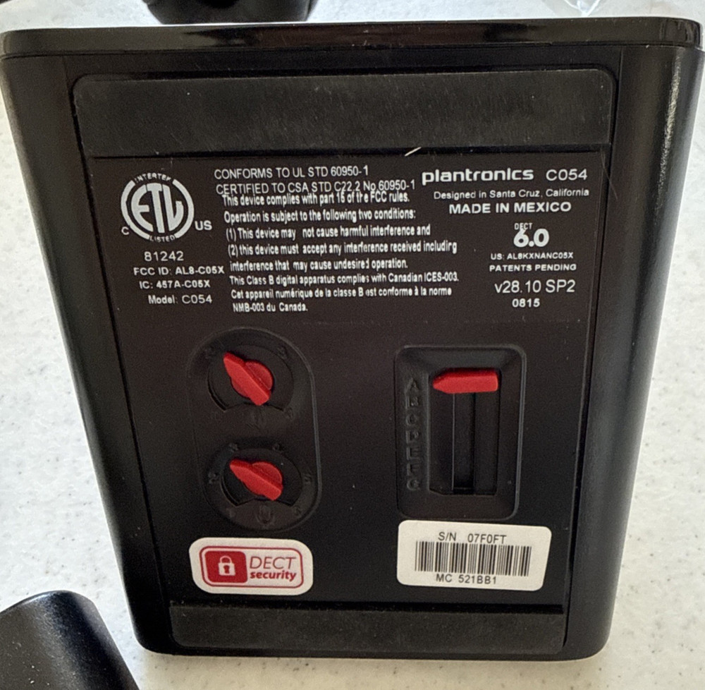 Plantronics CS540 Wireless Convertible Headset