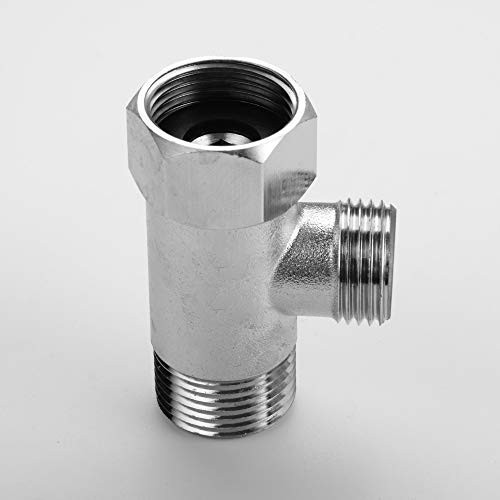 Bidet Connector,SOLID Brass T-adapter, 3-way Tee Connector for Handheld Bidet