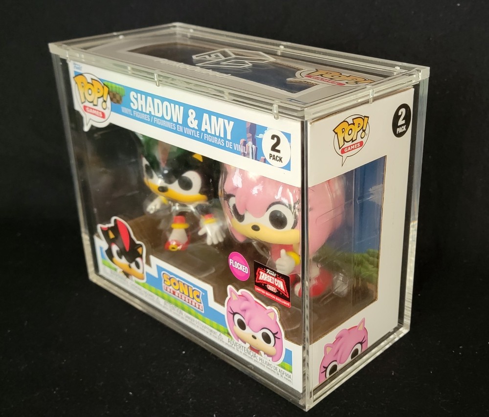 Funko Pop! 2 Pack Pop! Clear Stackable Hard Case Protectors