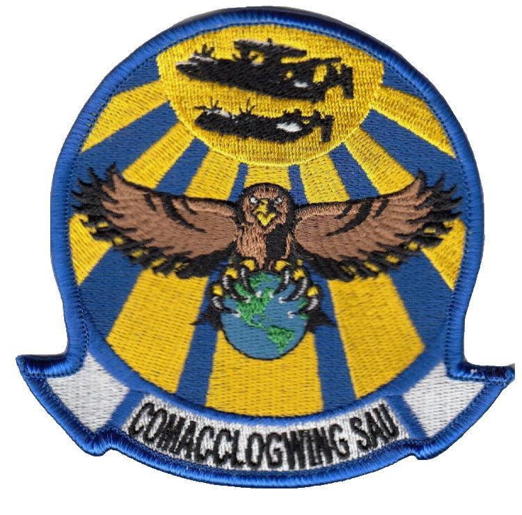 US NAVY PATCH: Airborne Command & Control and Logistics Wing E-2C Hawkeye