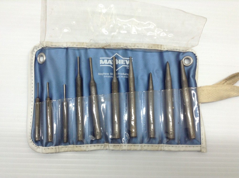 Mayhew 756K 10 Piece Assorted Punch Kit