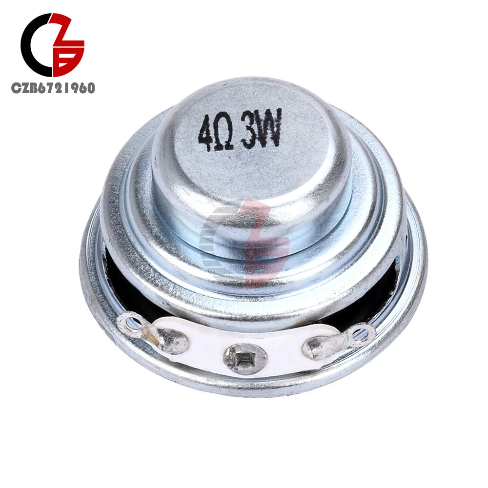 2pcs 32mm Internal Magnetic Subwoofer Mini Speaker 4Ohm Full-Range Audio Speaker