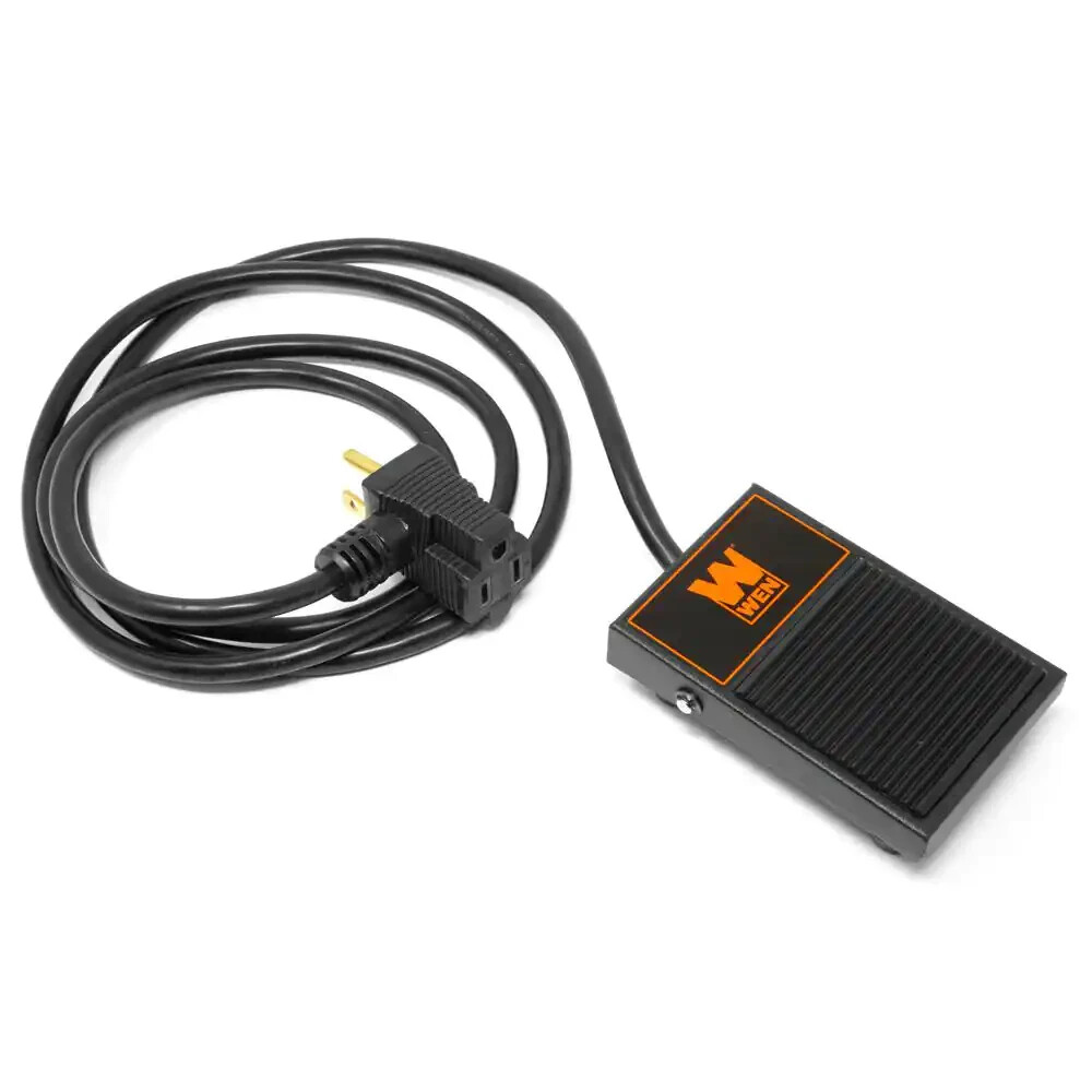 NEW Power Foot Pedal Switch 120-volt 15a & Momentary Steel For Woodworking Tools