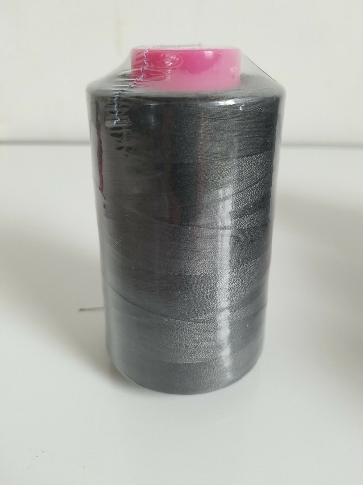 One Spool DARK GRAY High Quality Sewing Machine Serger Thread 6000 Yards Cone