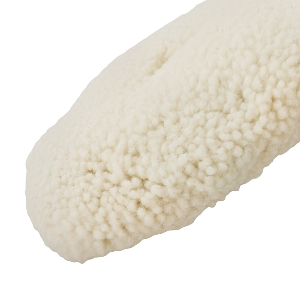 7 Inch Wool Polishing Sponge Pad Hook Loop for Buffer Compound Backing Plate