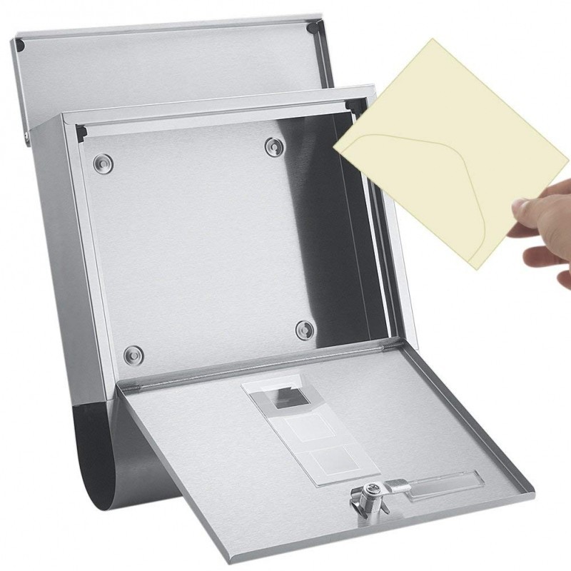 GoDecor Stainless Steel Locking Mailbox