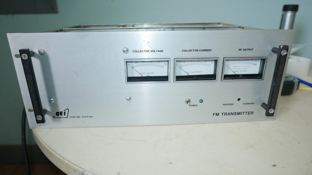 Vintage QEI 675T150 FM Transmitter for Parts 675  T150