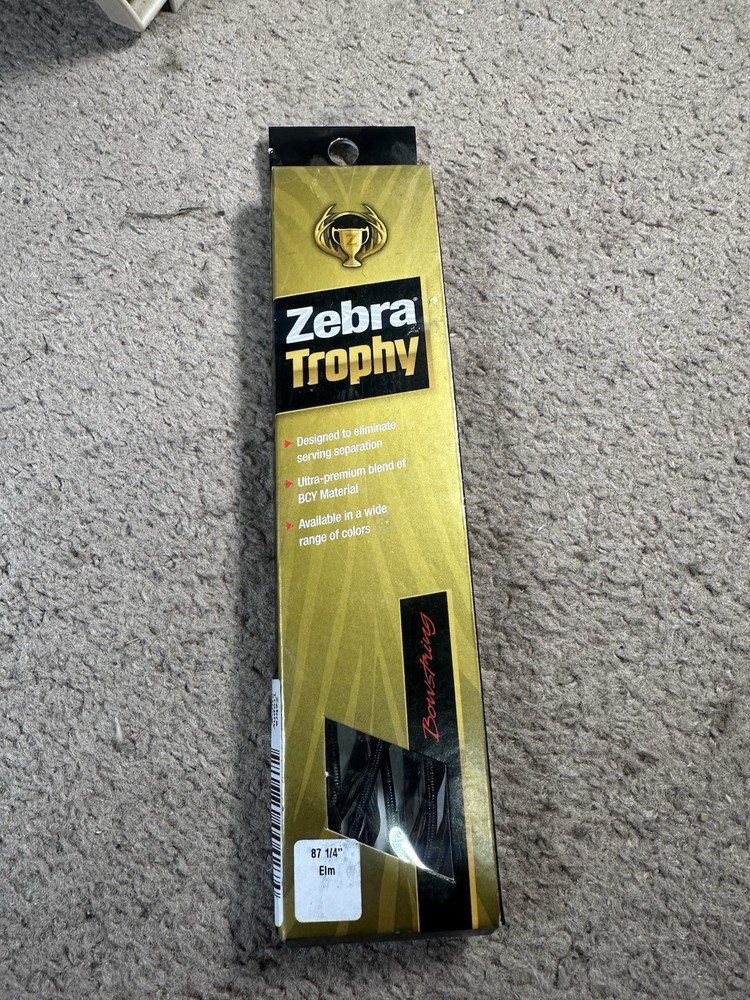 Zebra Trophy Bowstring 87 1/4" ELM 720770004274