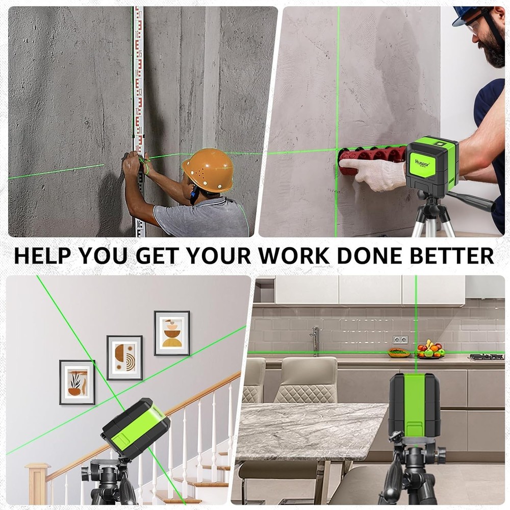 Professional 100Ft Self-Leveling Green Laser Level with 360° Magnetic Function