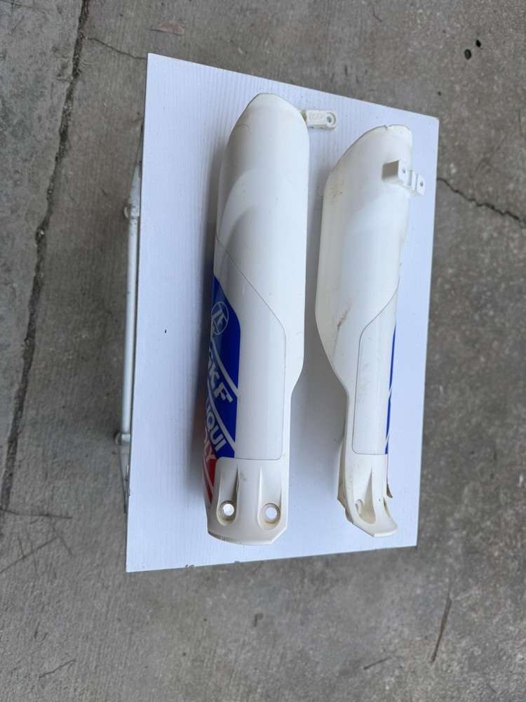 Beta RR RR-S Front Fork Guards OEM Guard Set White 2023