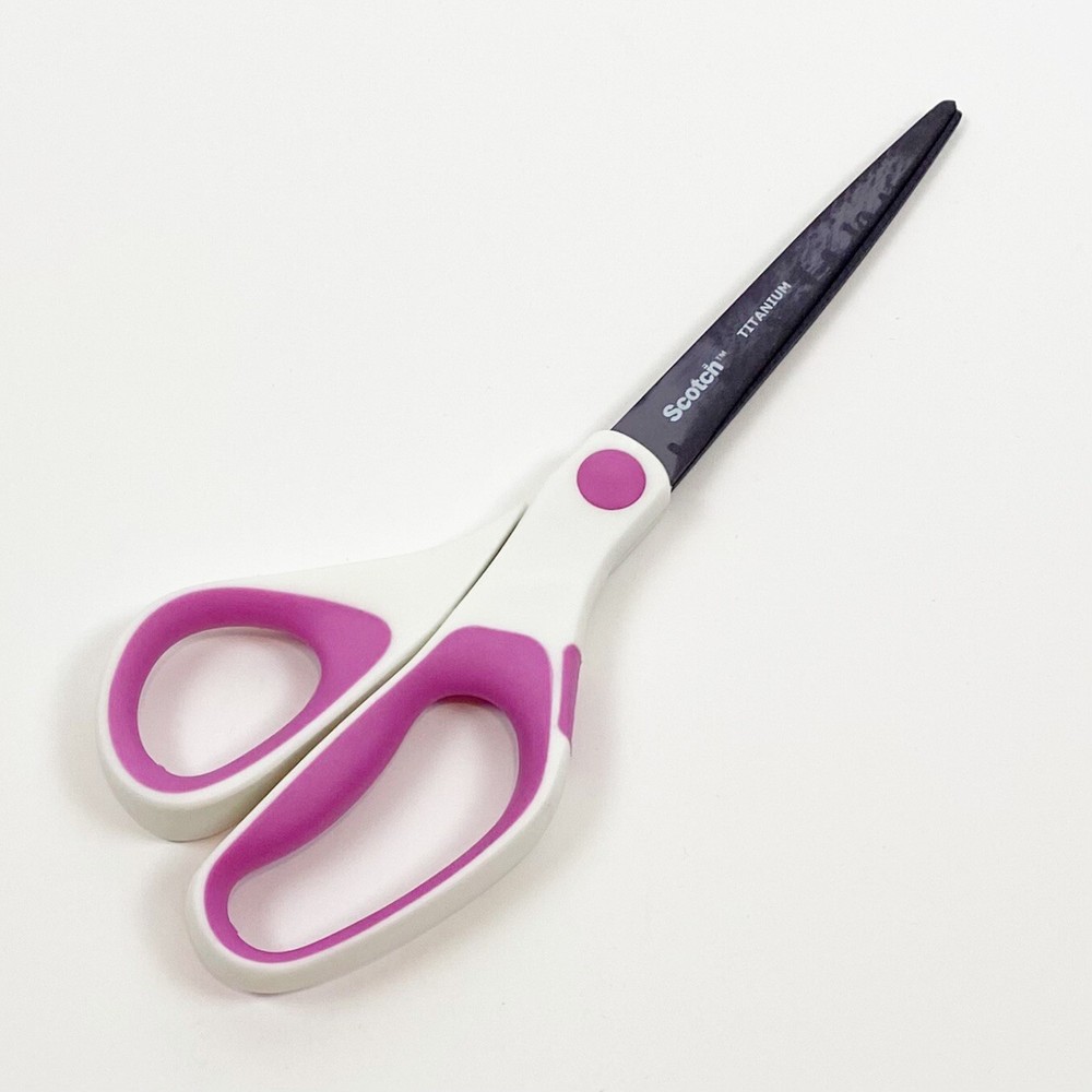 Scotch Scissors Precision Ultra Edge Titanium Shears Assorted Colors 8” 1 count