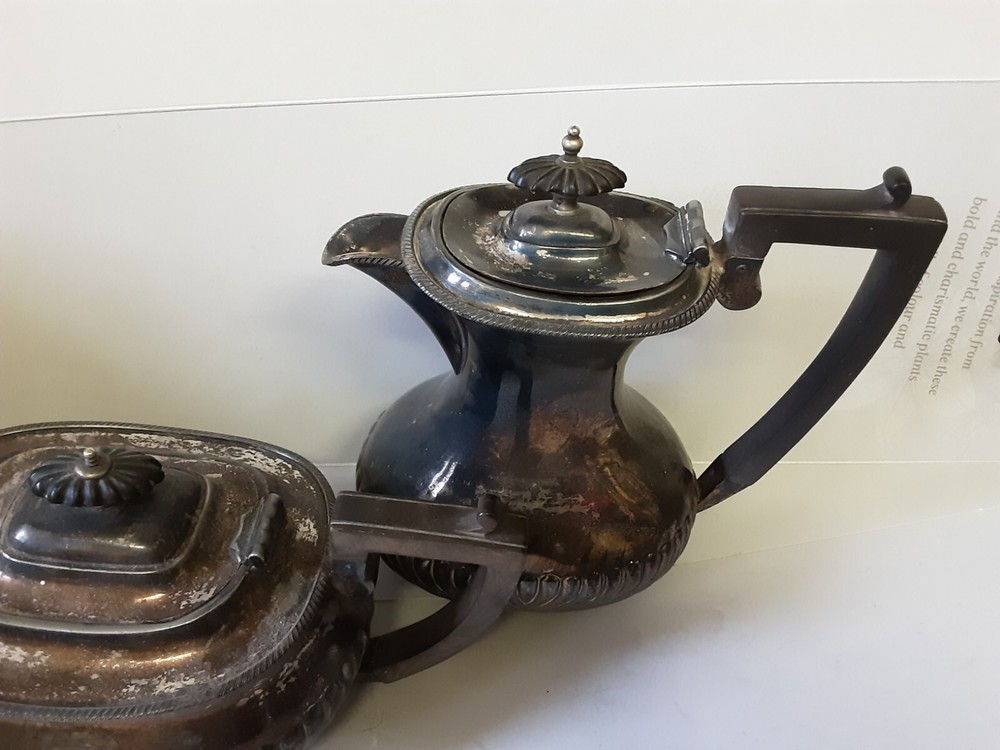 Vintage Silver Plated Serving Tea Set By William Hutton & Sons