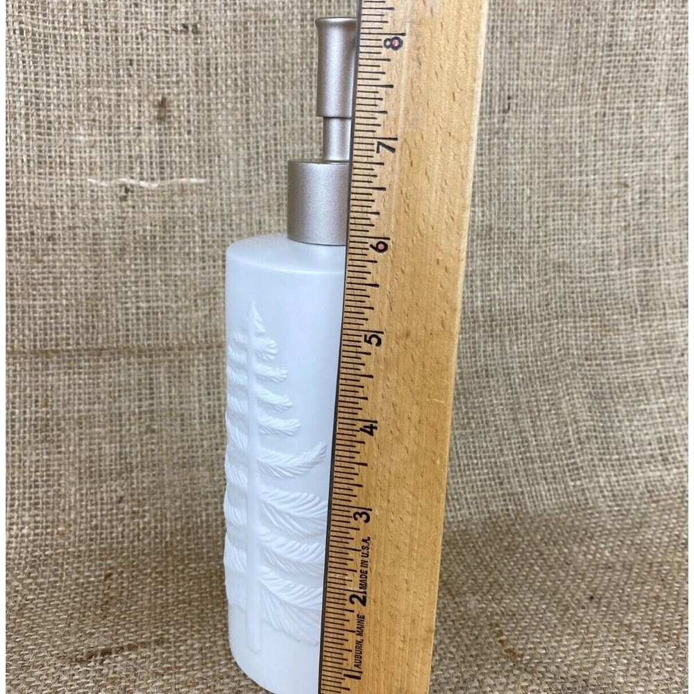 Ceramic Soap Pump Dispenser Snowfall Splendor Winter