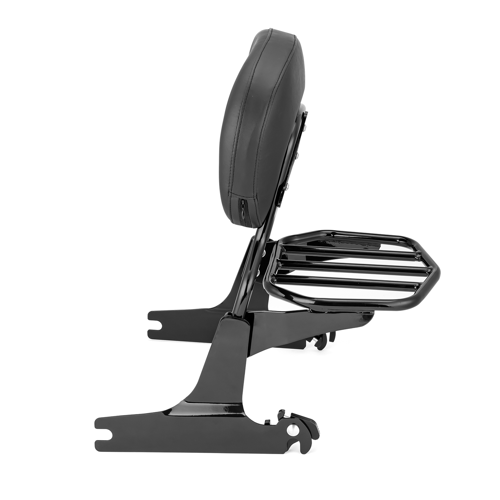 18.75" Backrest Sissy Bar Luggage Rack For Harley Fat Boy Lo FLSTF FLSTFB 07-17