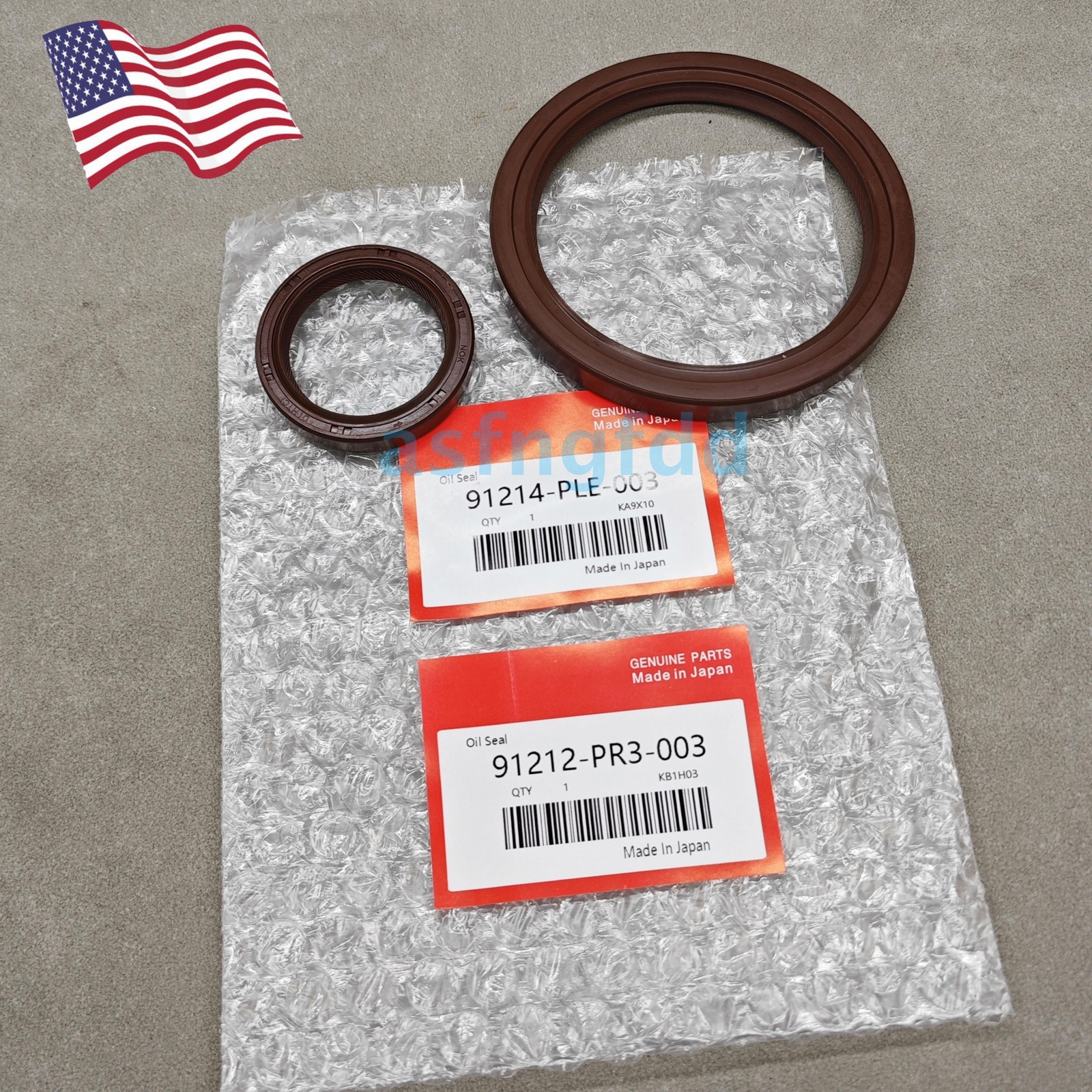 OEM Oil Pump Front & Rear Main Crank Seal Fits HONDA ACURA B-Series DOHC VTEC