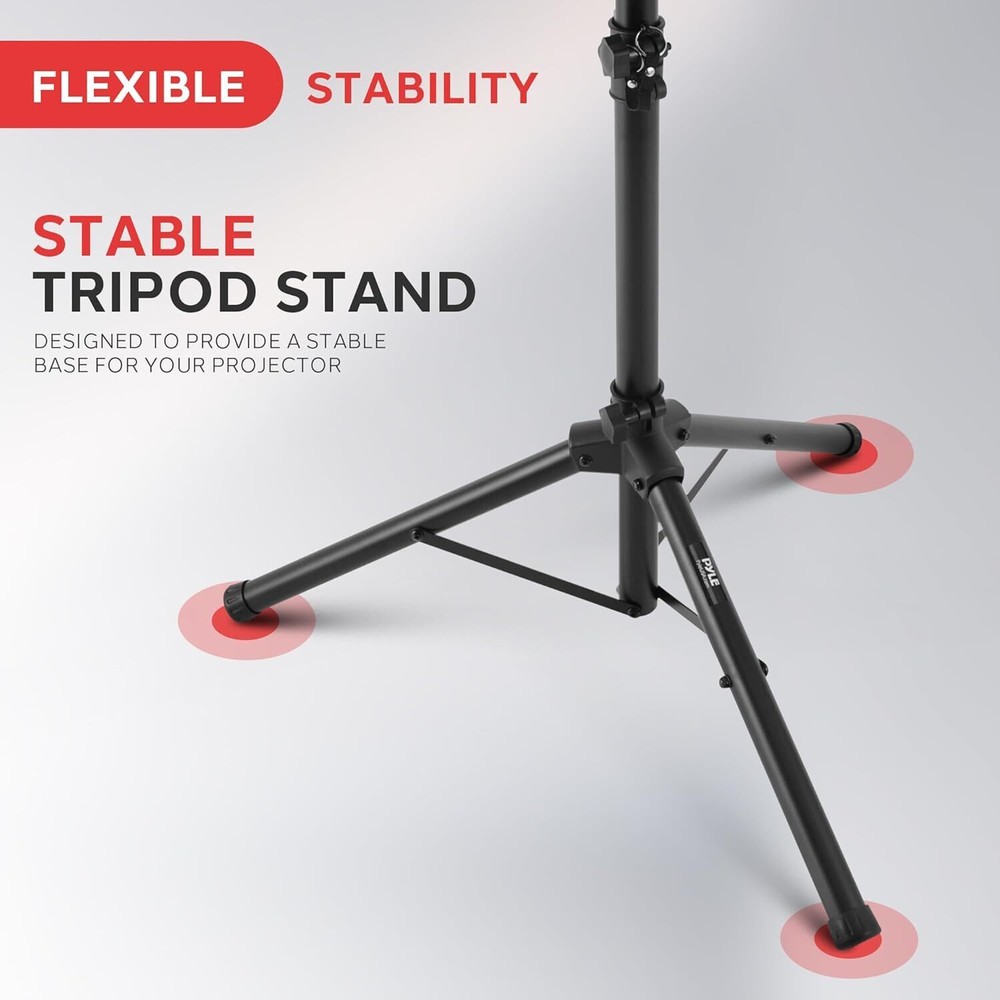 Universal Projector Tripod Stand Height & Angle Adjustable Heavy Duty Holder US