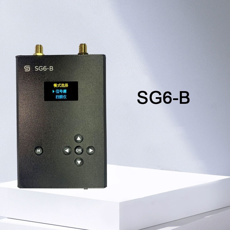 Handheld Signal Generator Frequency Sweeper RF Signal Source Sine Wave Out SG6-B