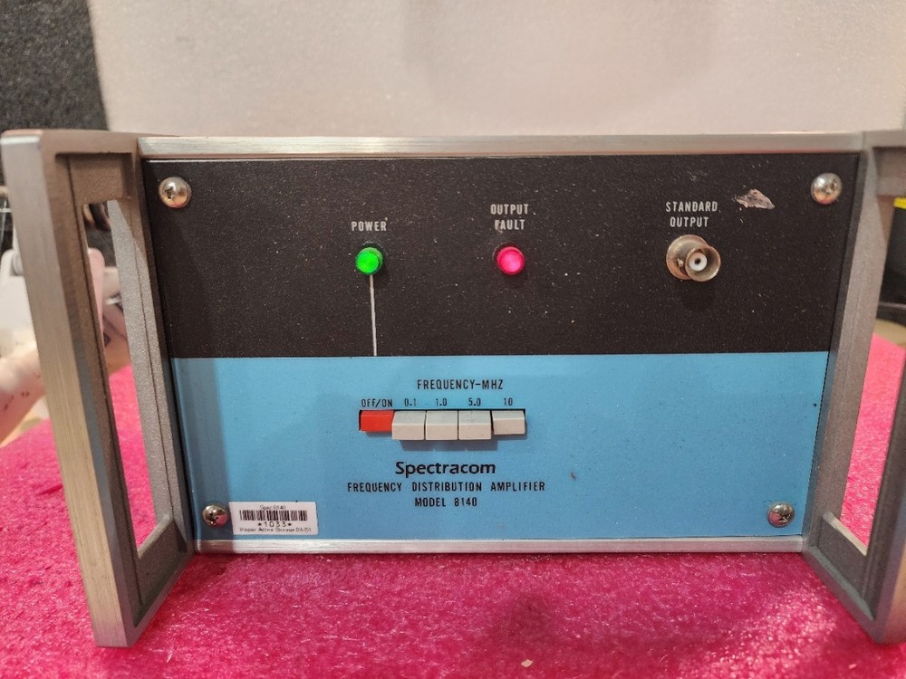 Spectracom 8140 Frequency Distribution Amplifier Untested!