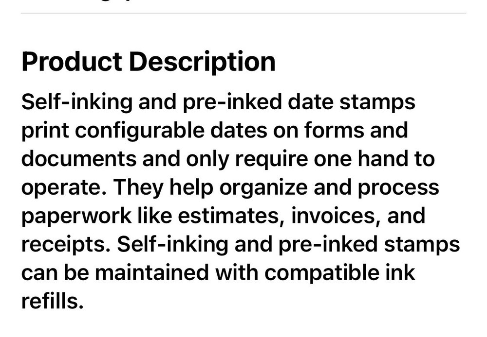 2000PLUS 039307 Self-Inking Date Stamp 3RAP6
