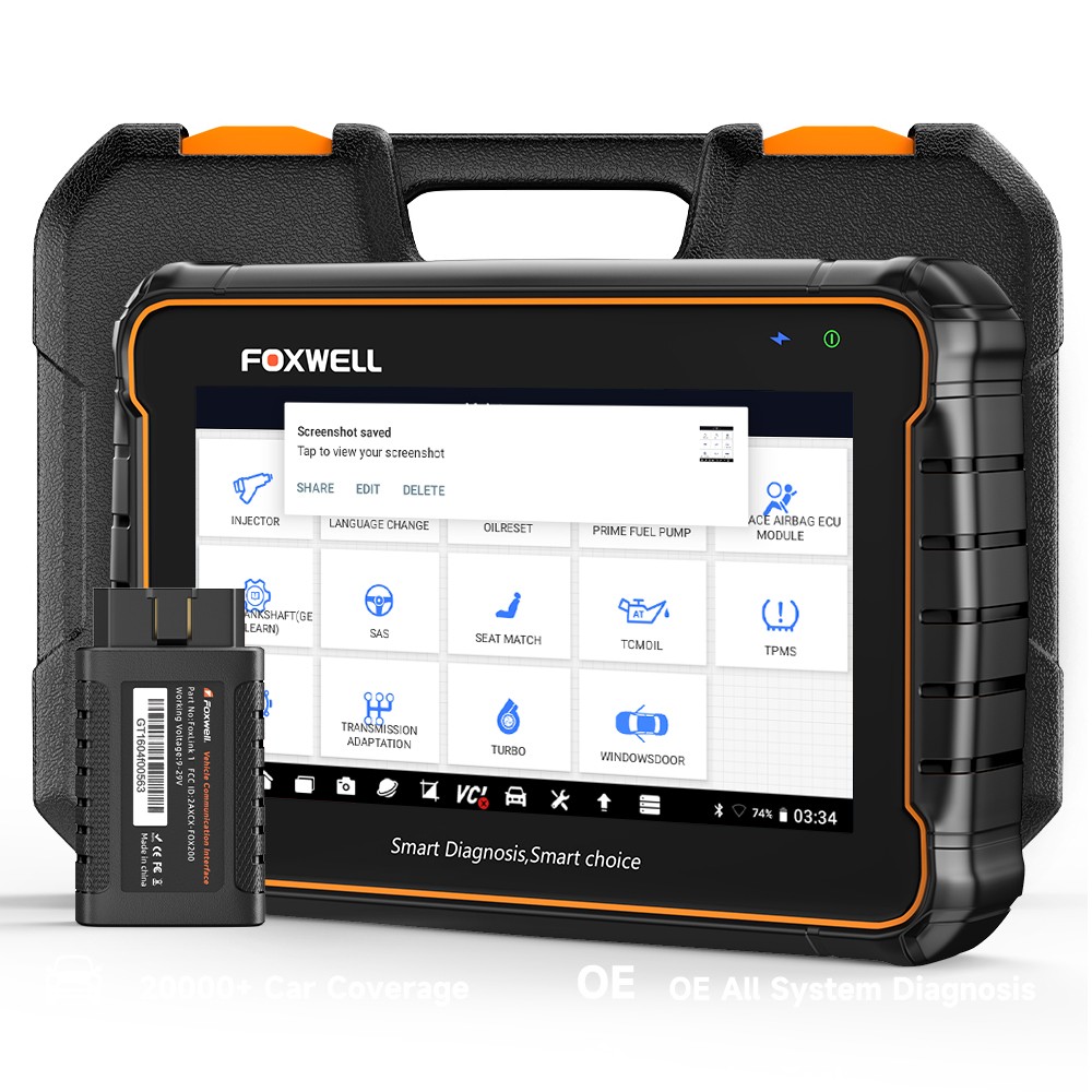 All System OBD2 Scanner ABS SAS EPB Oil TPMS Injector Coding Car Diagnostic Tool