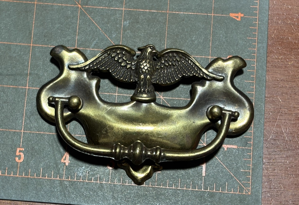 Vintage Brass Eagle Drawer Pull BPC 2008