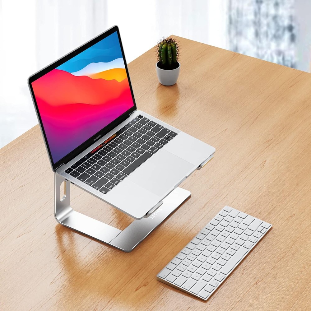 Aluminum Laptop Stand Ergonomic Detachable Computer Notebook Riser