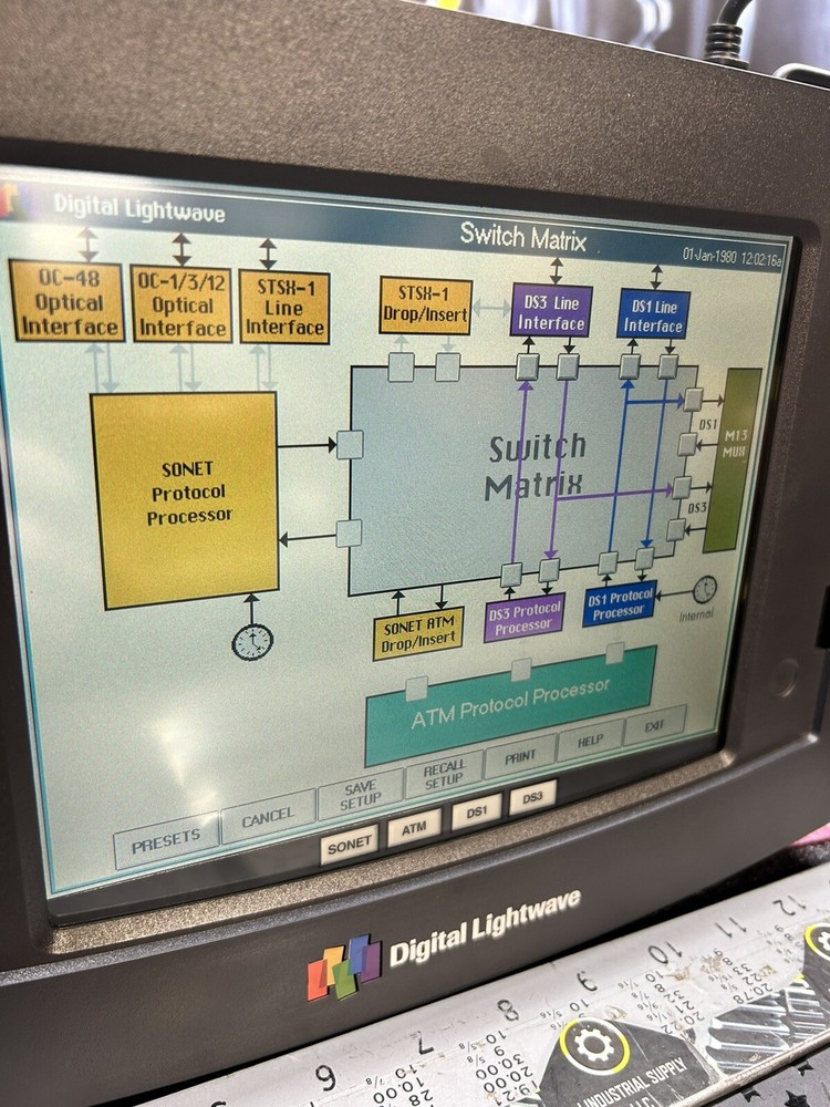 DIGITAL LIGHTWAVE ASA-PKG-DS3 Network Info Test PC_CLEAN WORKING UNIT!_FAST SHIP