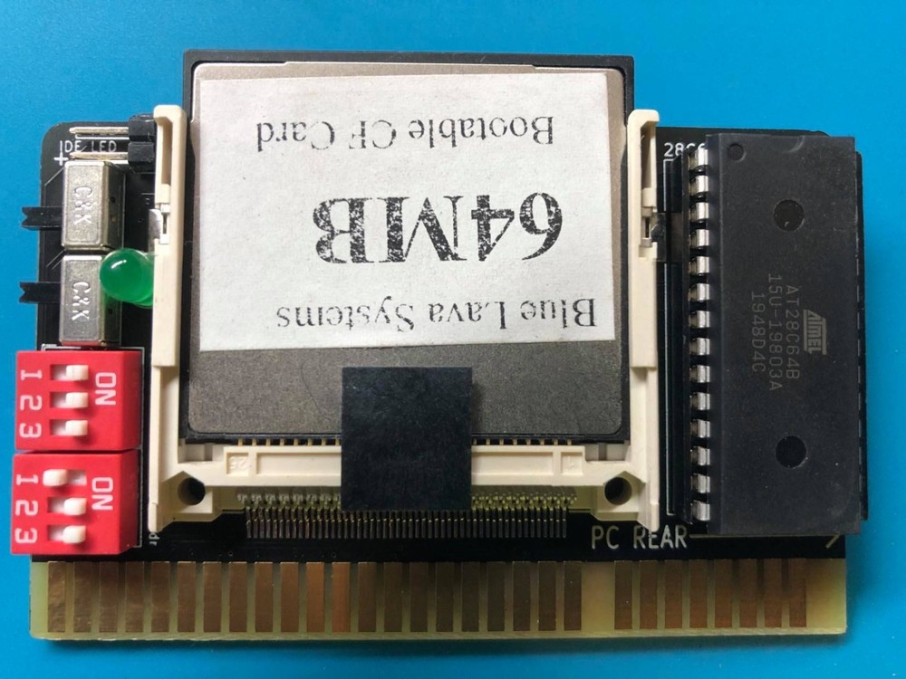 XT-CF-Mini Bootable 8-bit ISA CF Card Interface - XT-IDE *256MB cf card included
