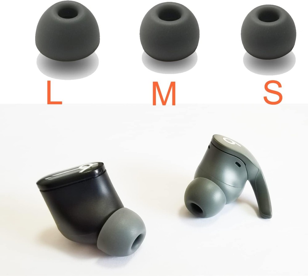 Silicone Ear Tips for Beats Fit Pro Replacement Gray
