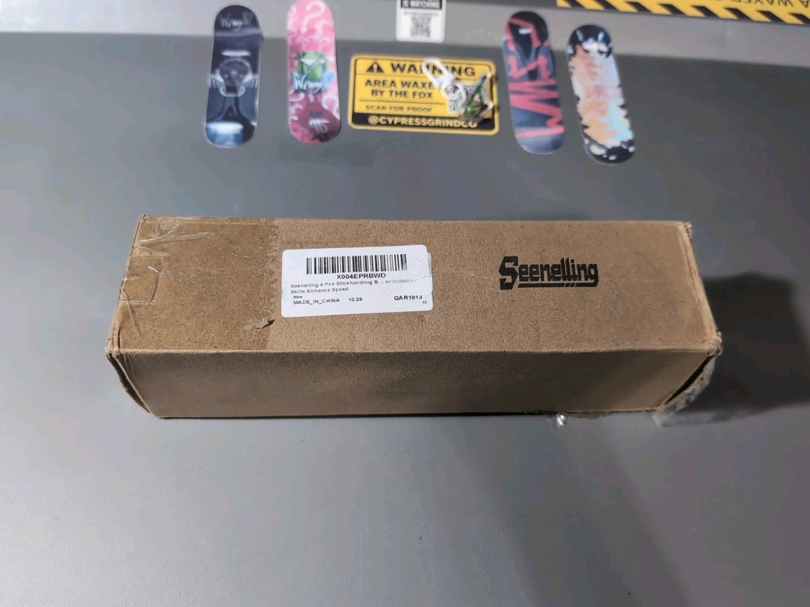 4pc Hockey Stickhandling Balls Weighted No Bounce Training Set