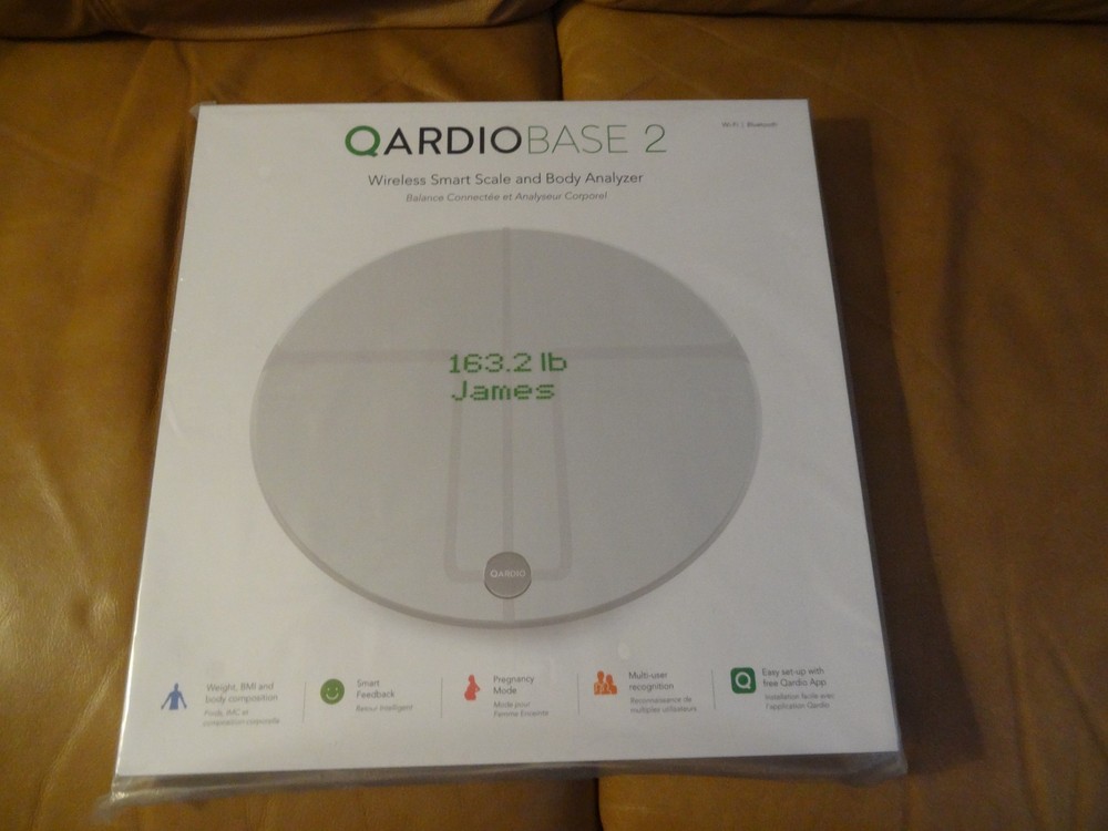 Qardio Base 2 Wireless Smart Scale & Body Analyzer - NEW