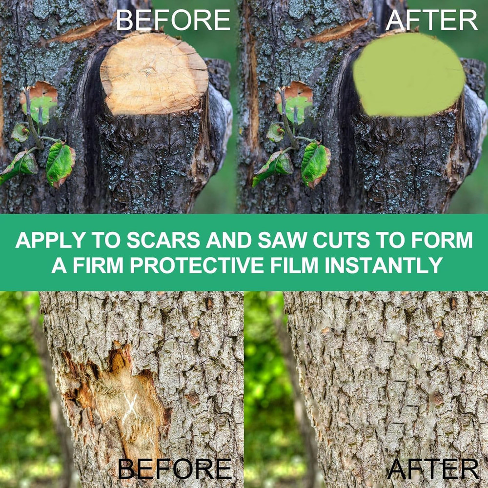 Tree Wound Pruning Sealer, Tree Wound Dressing with Brush, Tree Wound Sealer Hea