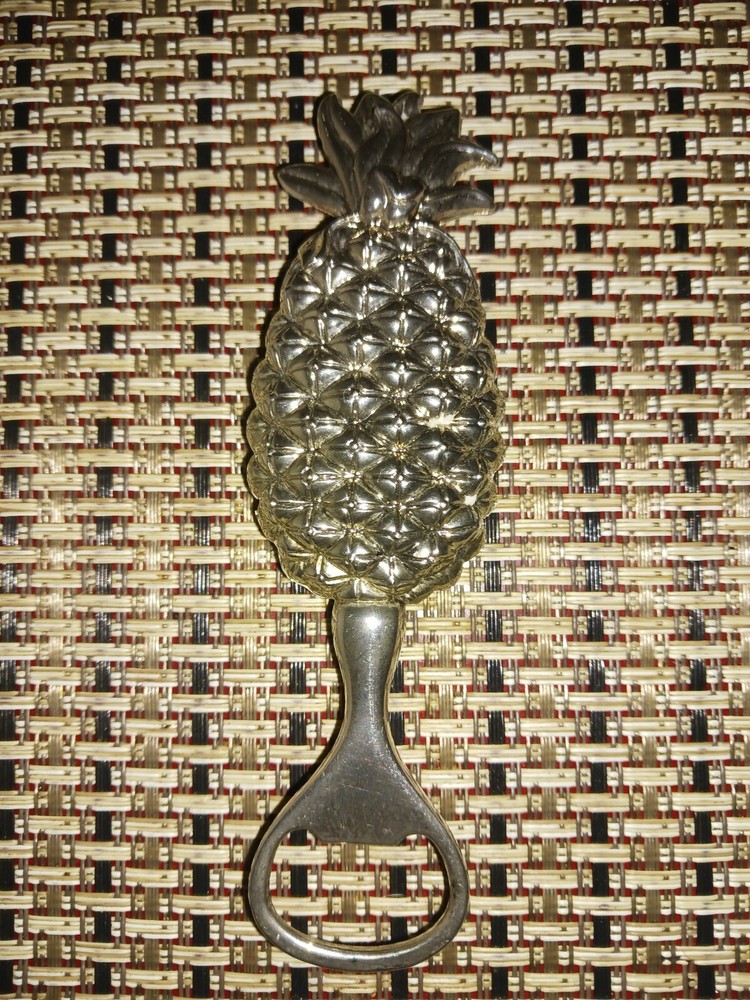 Silver Pineapple Shaped Bottle Opener