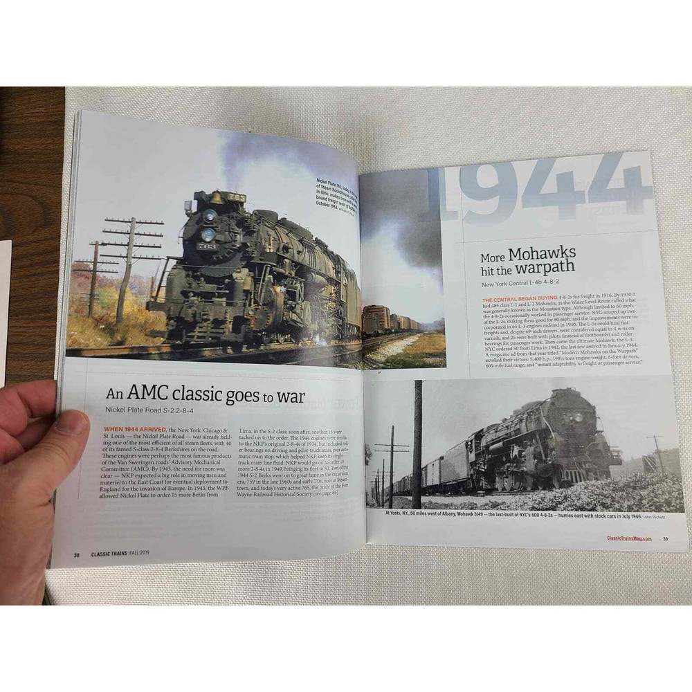 Classic Trains Magazine Fall 2019 Volume 20 Issue 3 (DA) (8C)